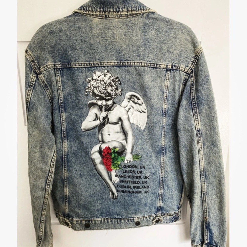 H & M Young Cherub Thug Thugger Denim Hip Hop 2018 Jacket S